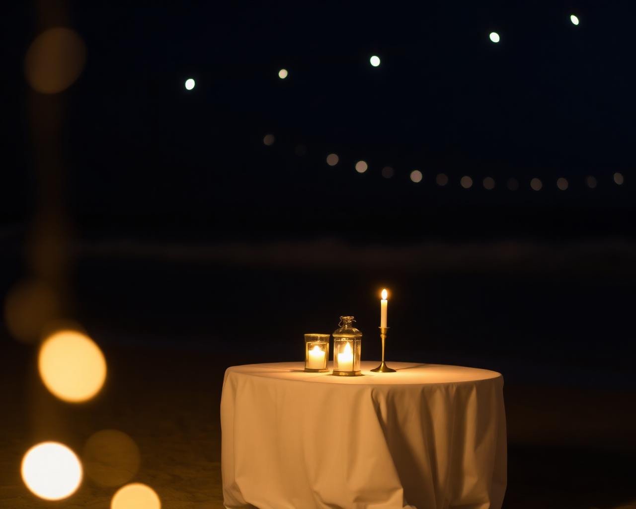Jantar à Luz de Velas