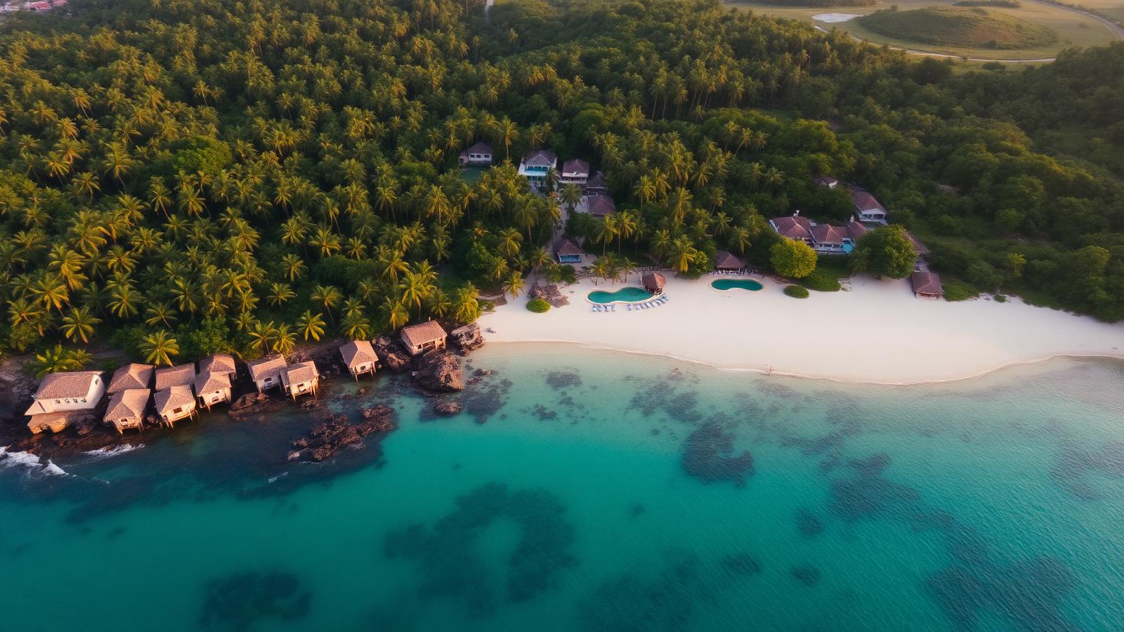 Vista aérea de São Miguel dos Milagres